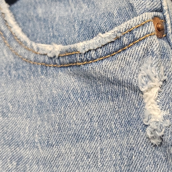 24 LEVI'S 501 DISTRESSED JEANS WOMENS SIZE 28 - Picture 11 of 13